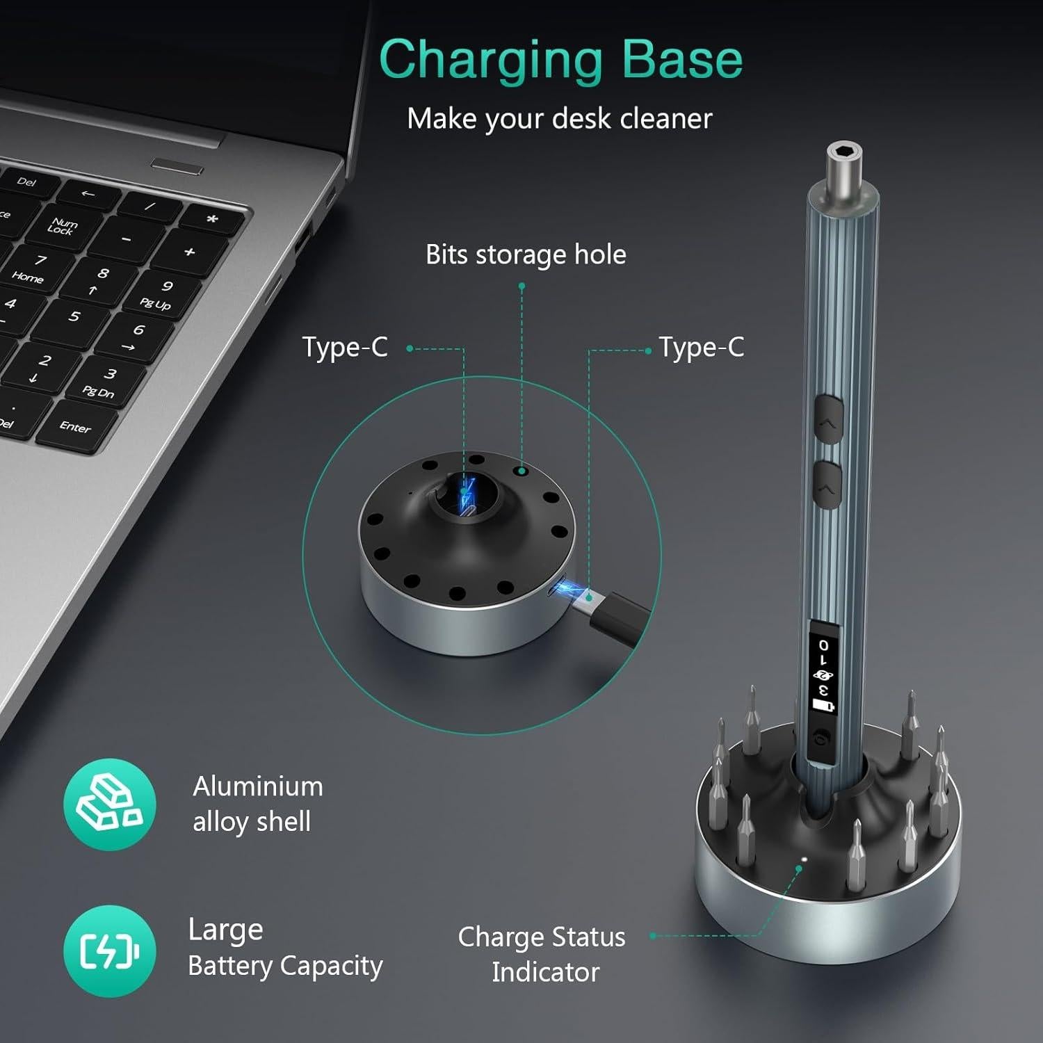 Destornillador Eléctrico ORIA 52 en 1 Mini Inalámbrico