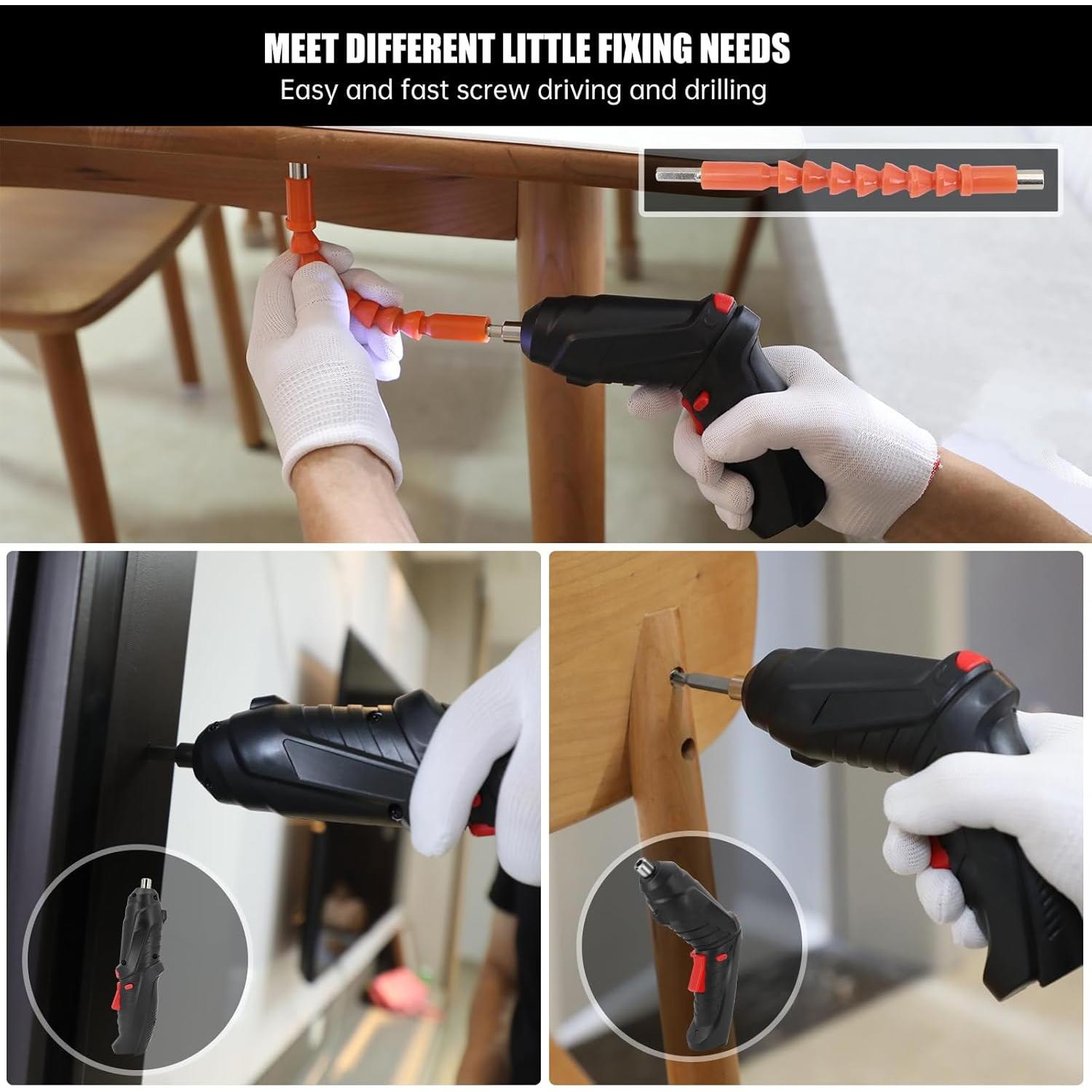 Destornillador Eléctrico Recargable SENXINGYAN 3.6V 47 Acc.