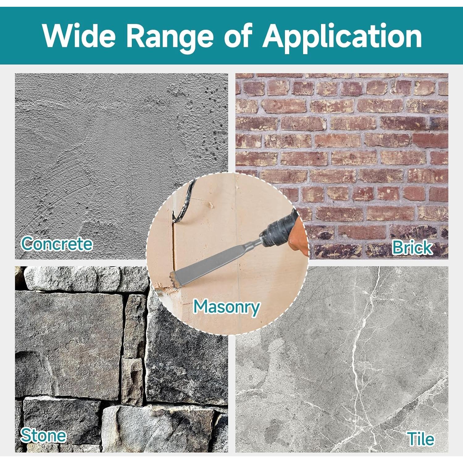 Cincel Plano Cuatro Dientes YOSIGHT 19,69 cm Acero Aleado