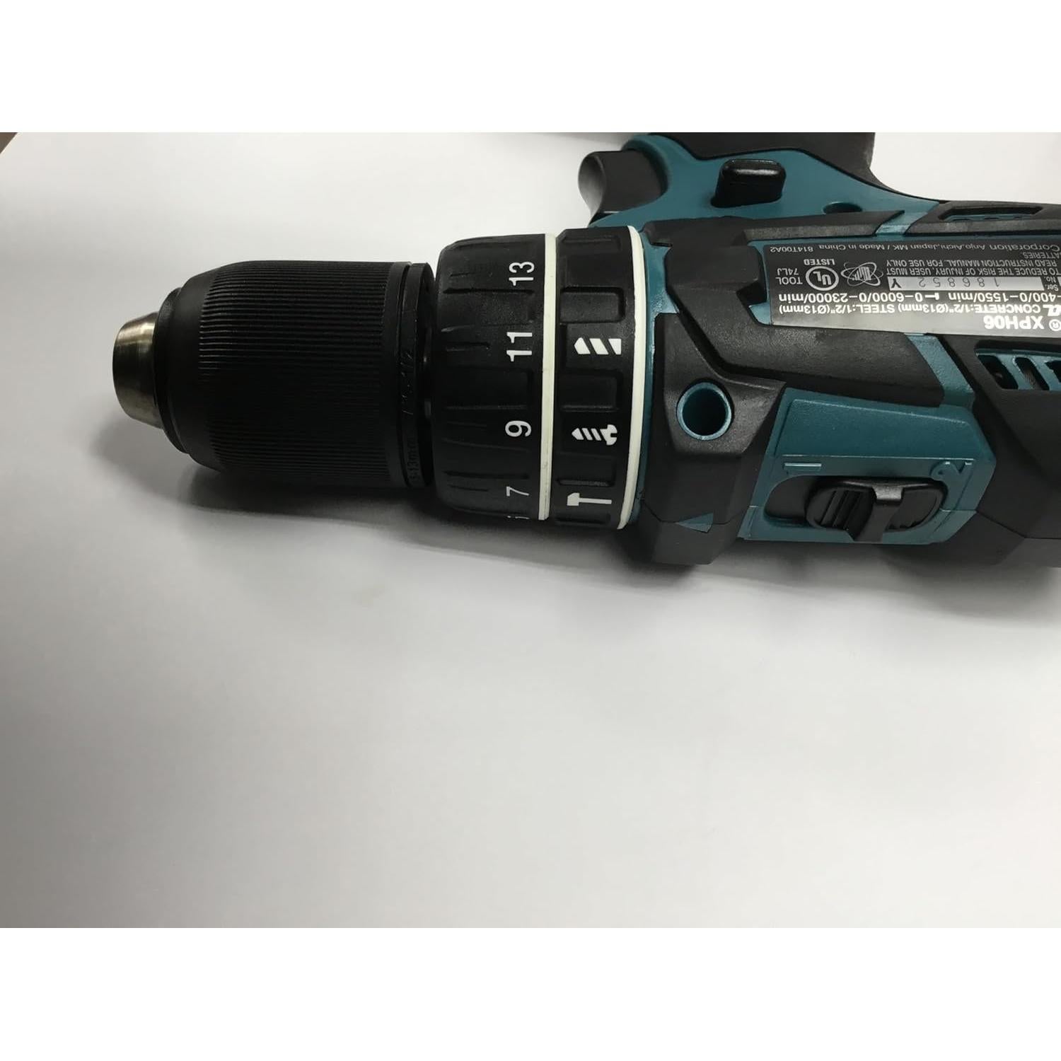 Taladro Martillo Inalámbrico Makita XPH06Z 18V 530 Nm