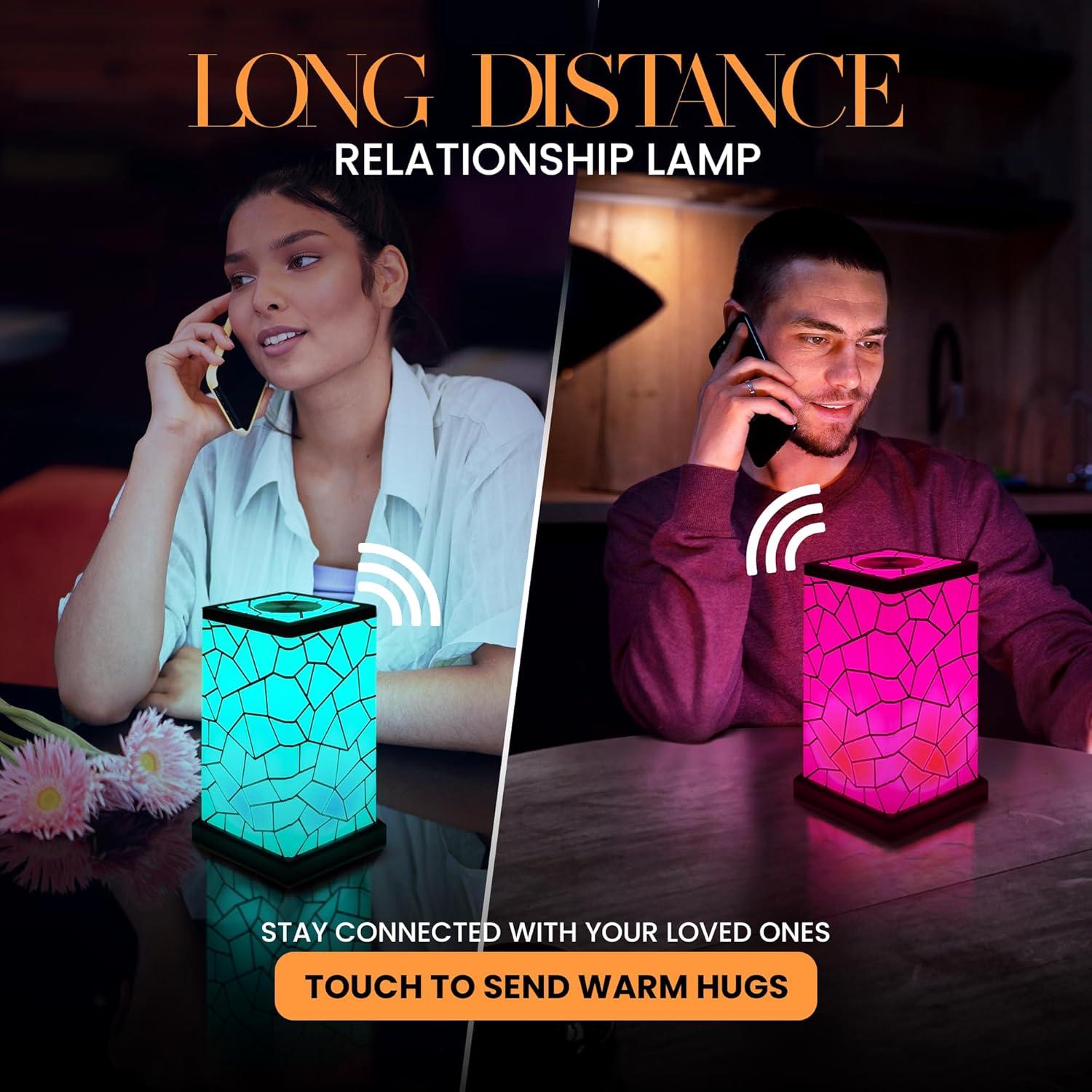 Lámpara de Amistad® Wi-Fi LED Táctil - Juego de 2 Colores