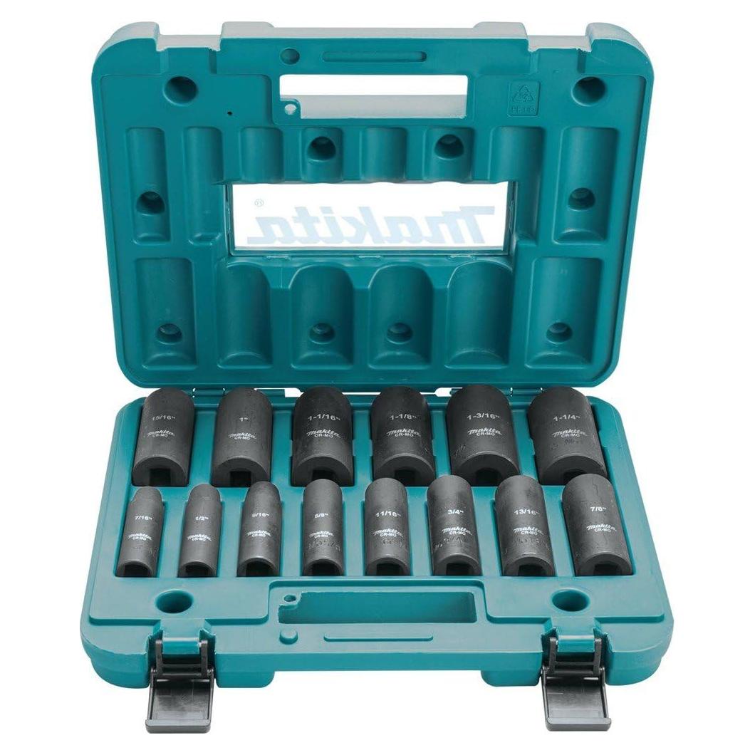 Juego de Enchufes de Impacto Makita A-96372 14 Piezas