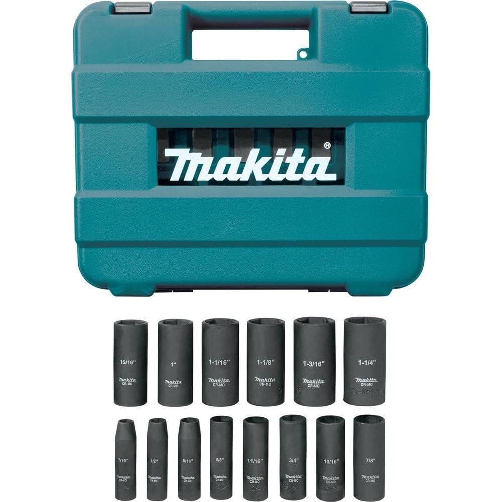 Juego de Enchufes de Impacto Makita A-96372 14 Piezas
