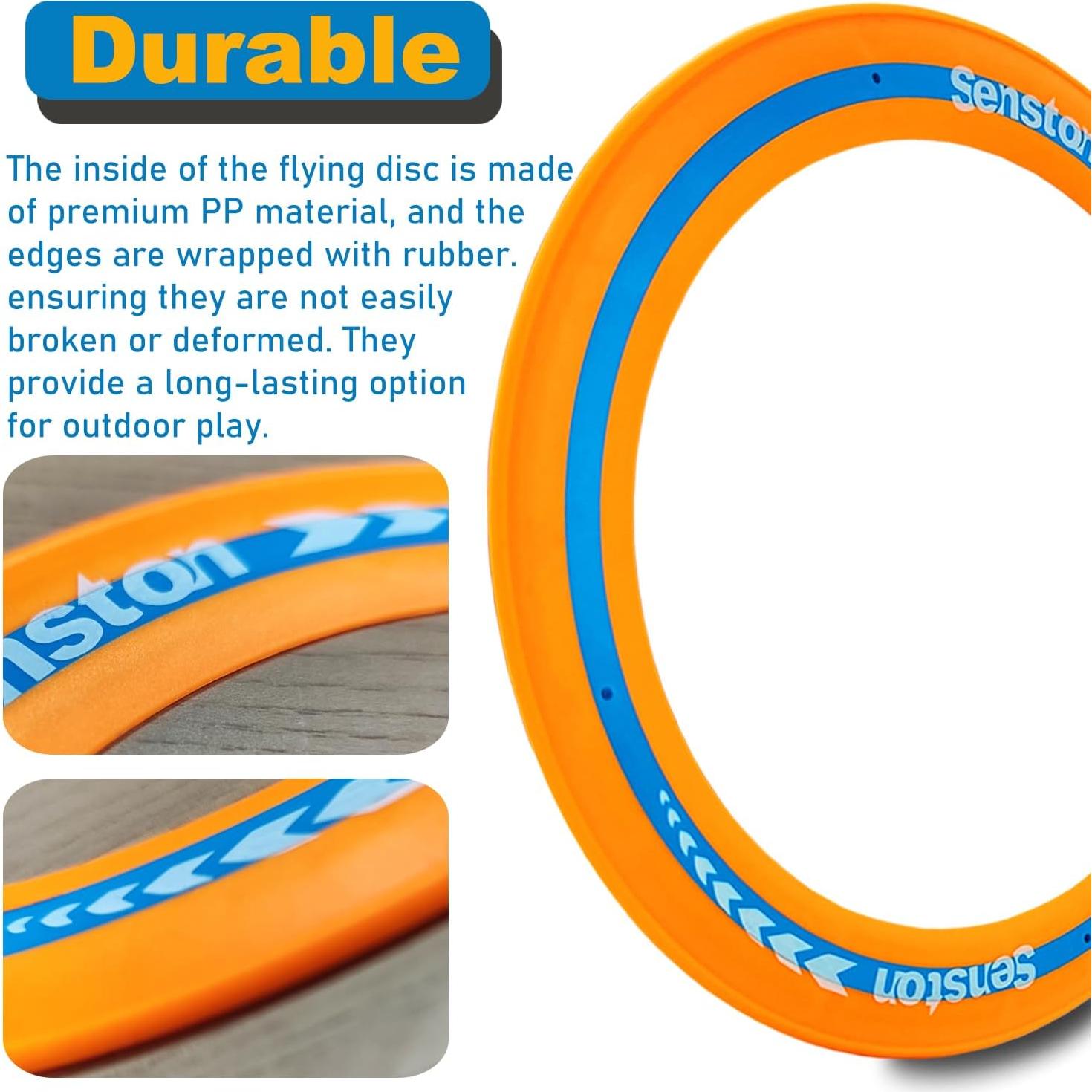 Discos Voladores Senston 27,94 cm Suaves 3 Pcs Diversión Familiar