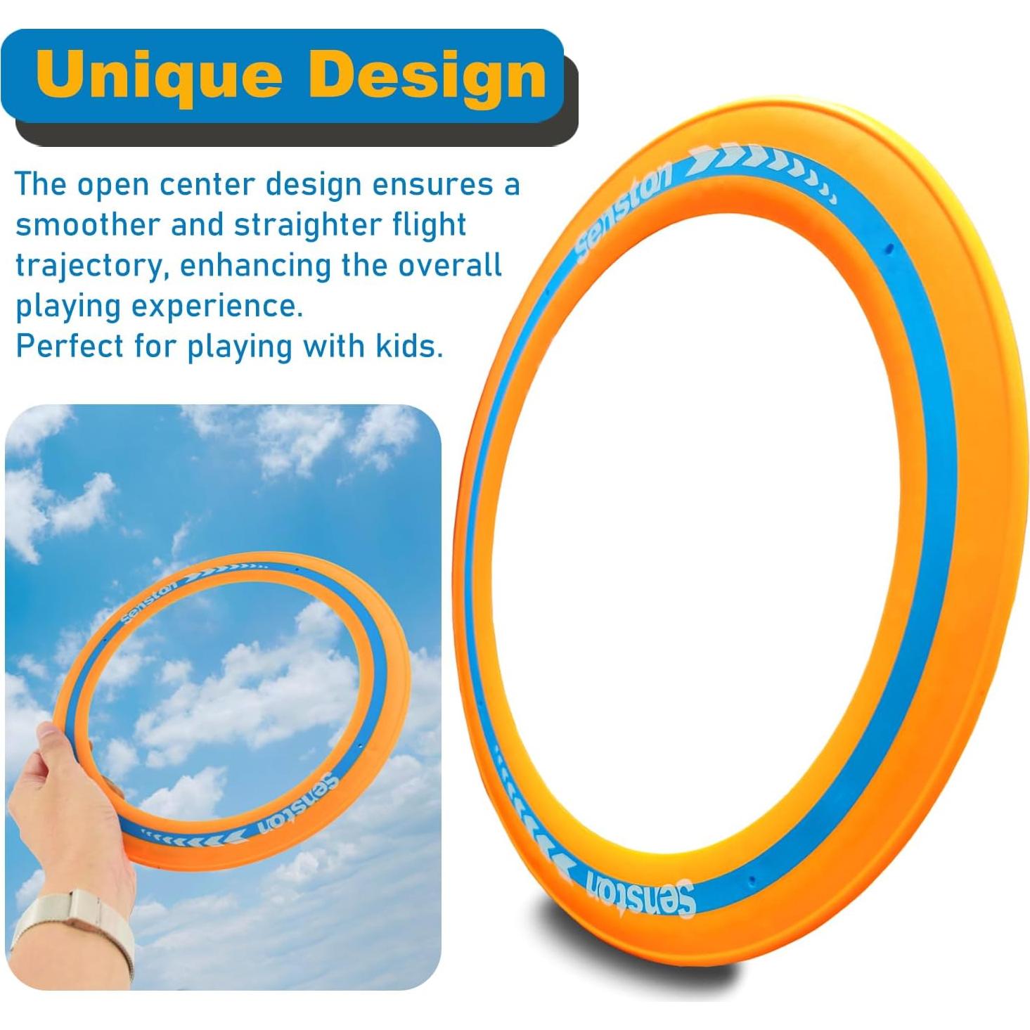 Discos Voladores Senston 27,94 cm Suaves 3 Pcs Diversión Familiar