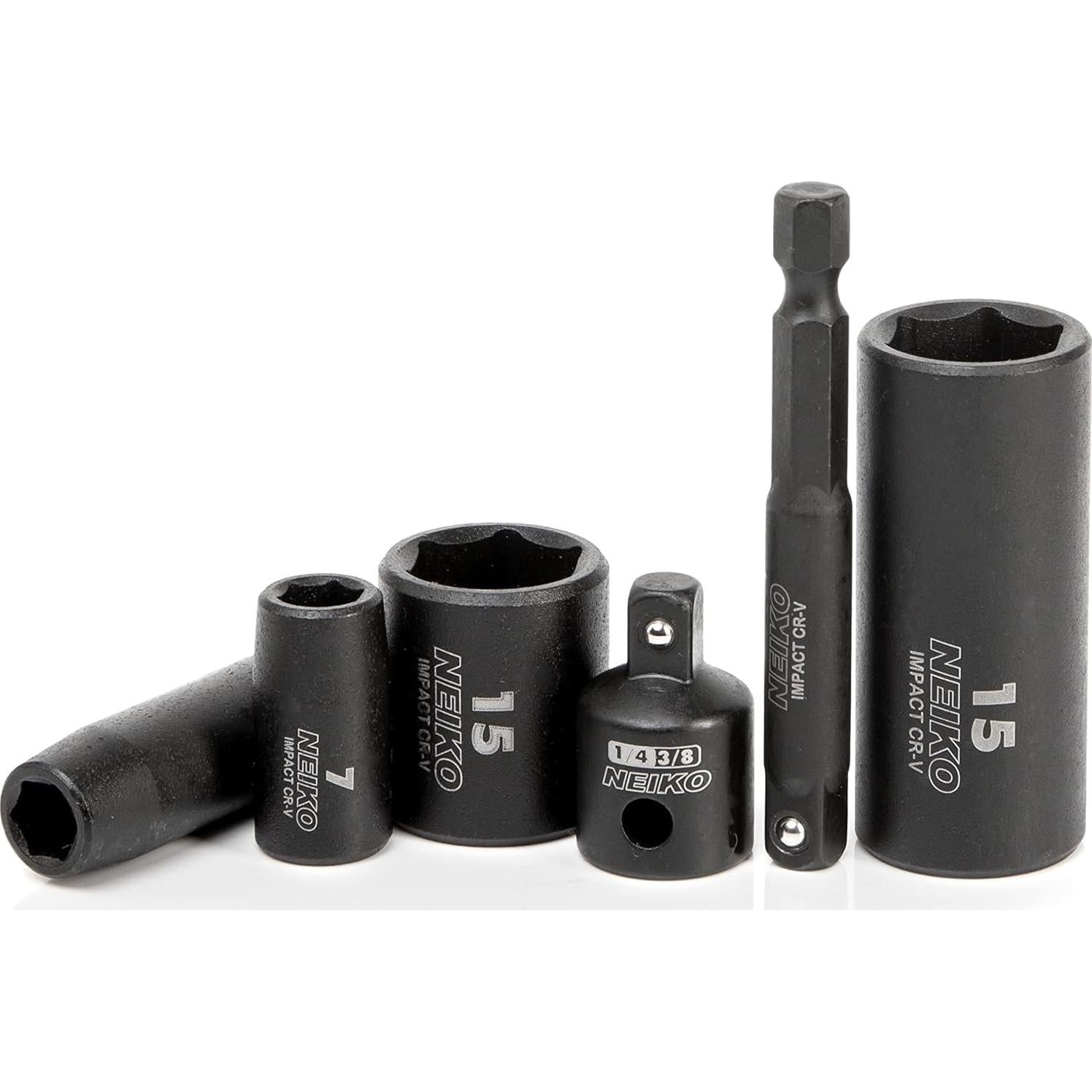 Juego de Enchufes de Impacto NEIKO 30 Piezas 4-15 mm