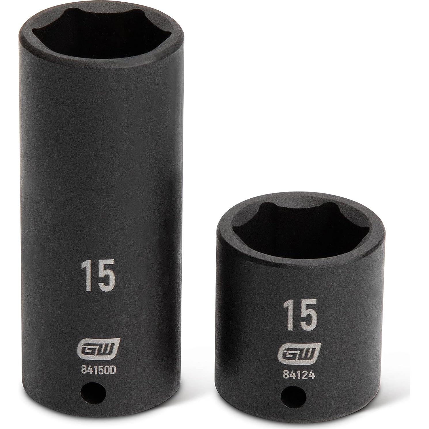 Juego de Enchufes de Impacto GEARWRENCH 48 Piezas SAE/Métrico