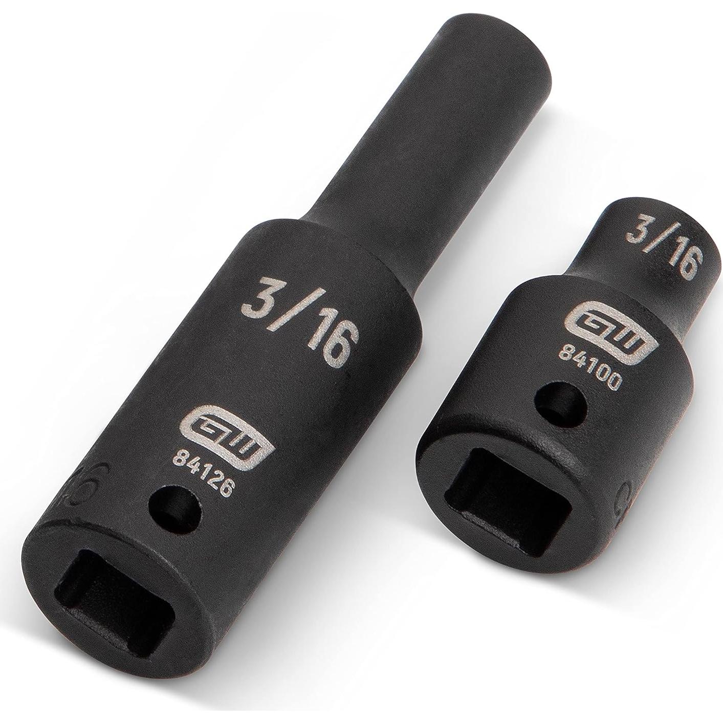 Juego de Enchufes de Impacto GEARWRENCH 48 Piezas SAE/Métrico