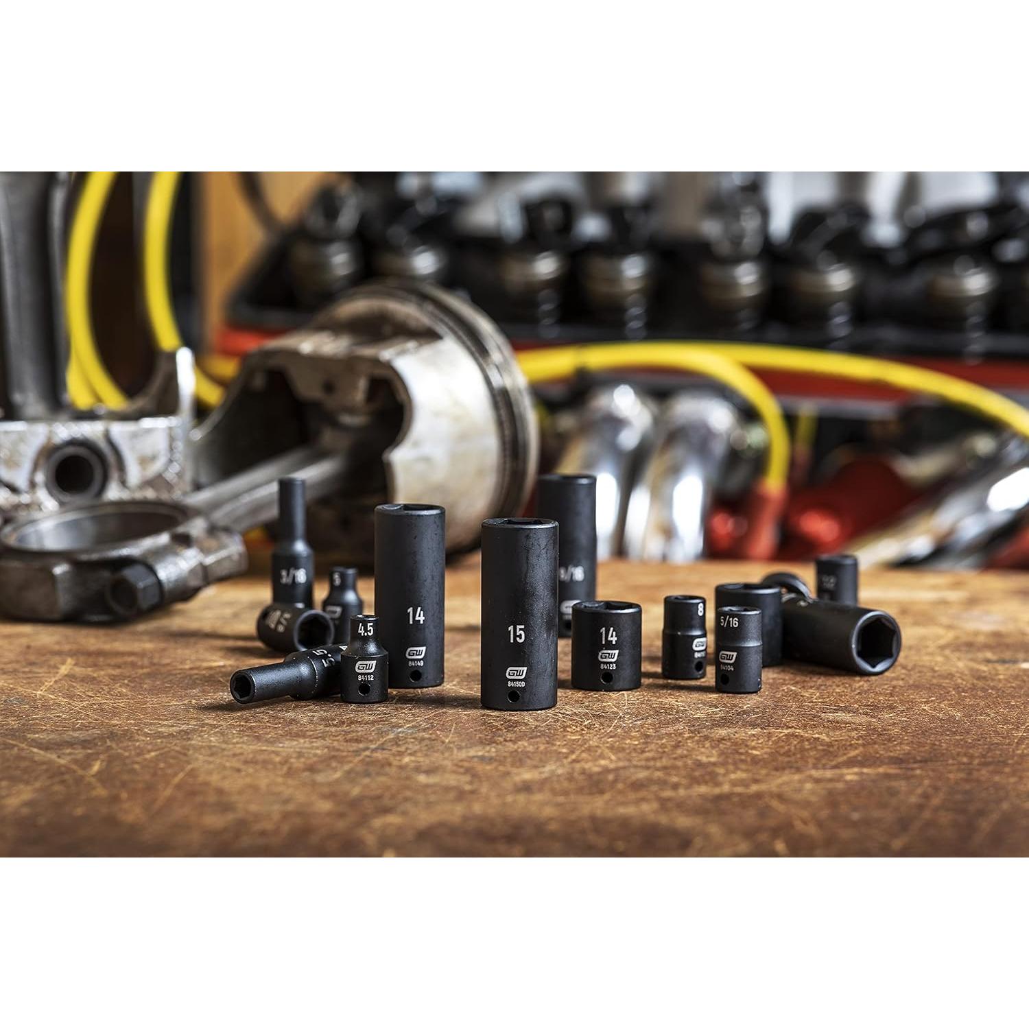 Juego de Enchufes de Impacto GEARWRENCH 48 Piezas SAE/Métrico