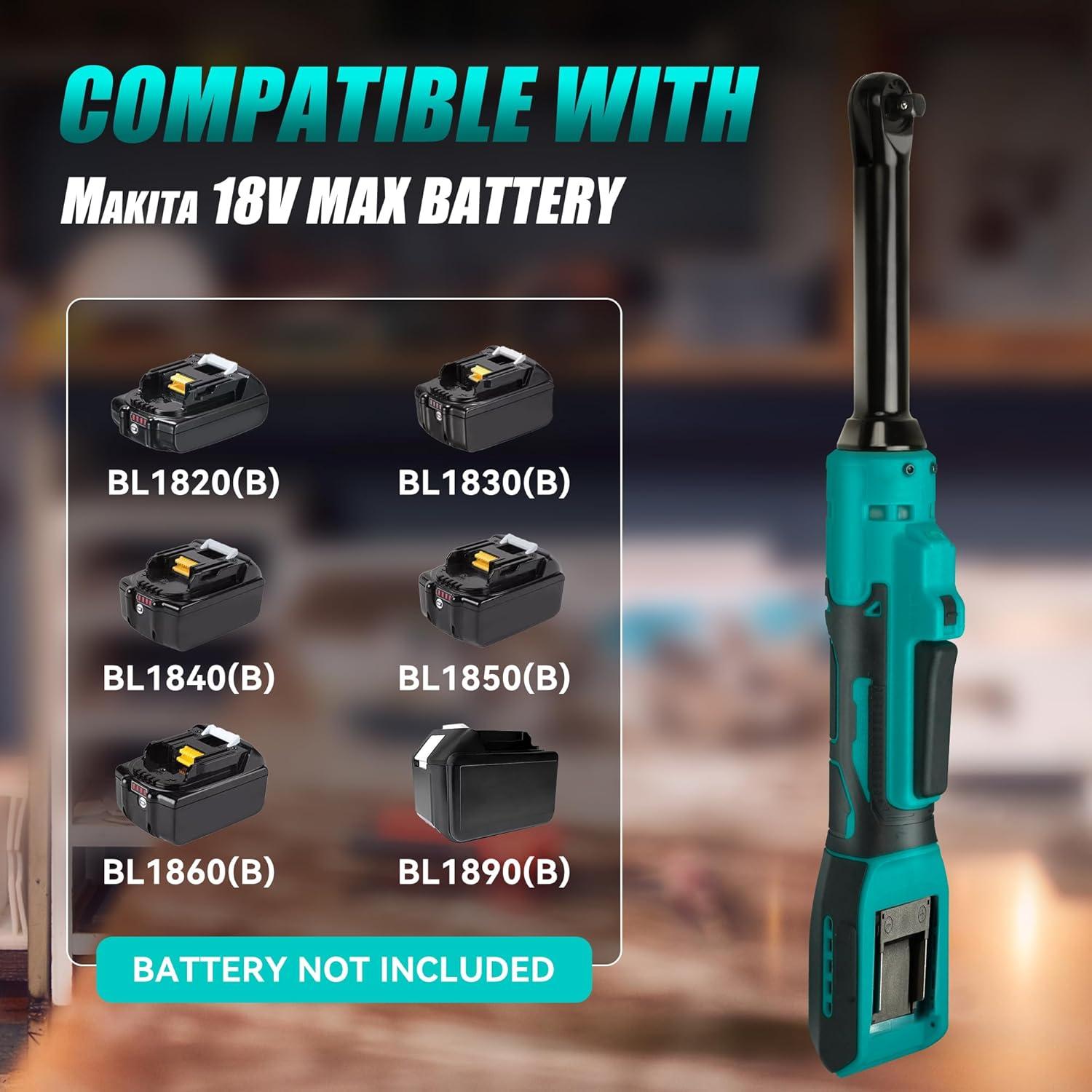 Llave de Trinquete Inalámbrica HTZSSON 3/8" 74 Pies-Libras