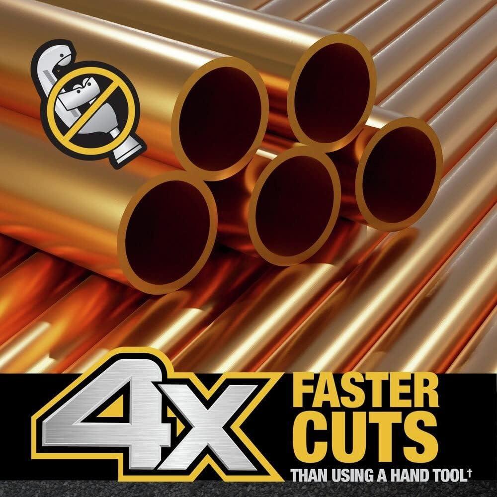 Cortadora de Tubos de Cobre DEWALT IMPACT CONNECT 2,54 cm