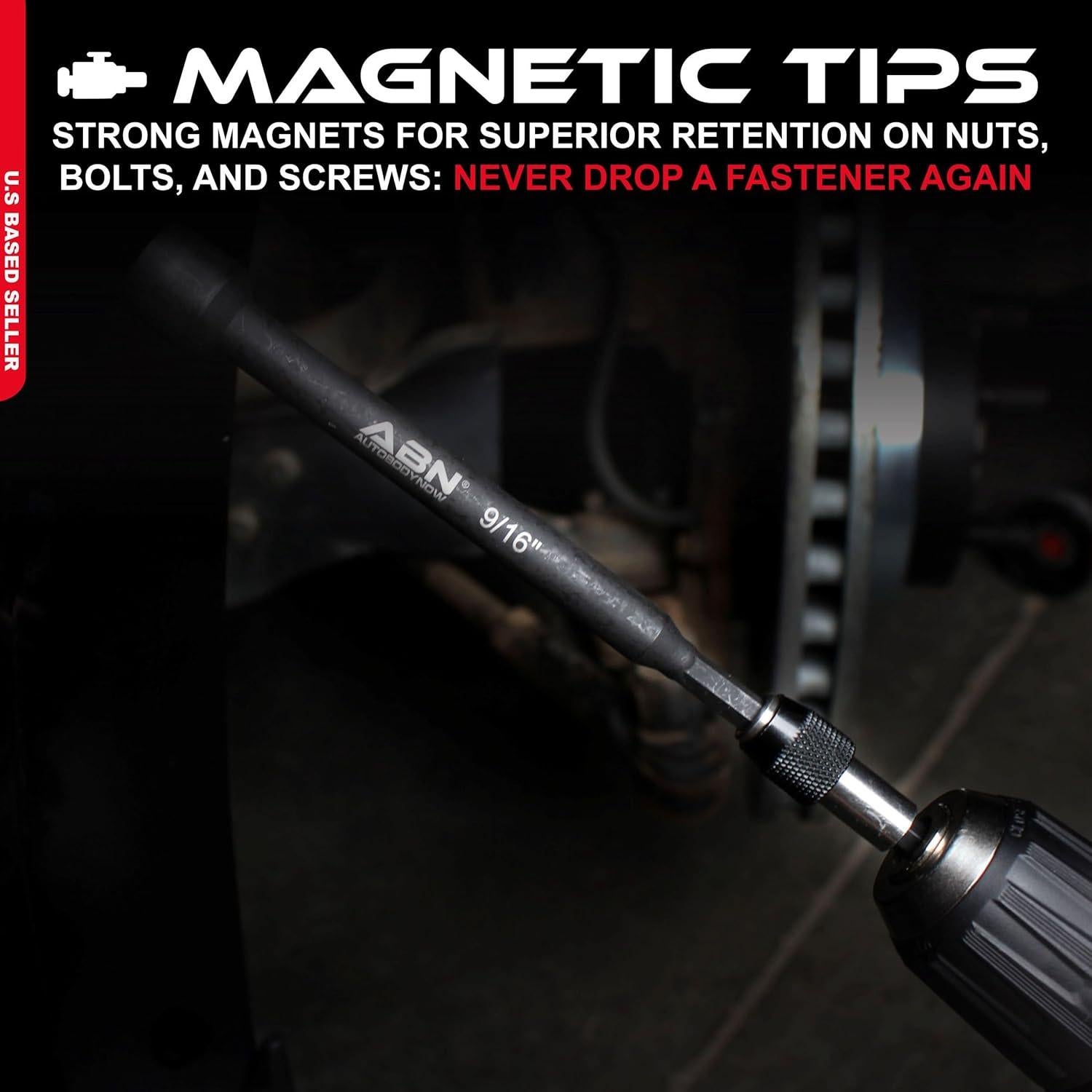 Conductor de Tuercas ABN 14.3 mm Magnético 15.2 cm