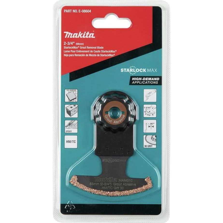 Hoja Multiusos Oscilante Makita E-08604 30 Grano Carburo