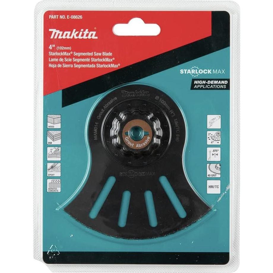 Hoja de Sierra Segmentada Makita E-08626 4" Carburo Tungsteno
