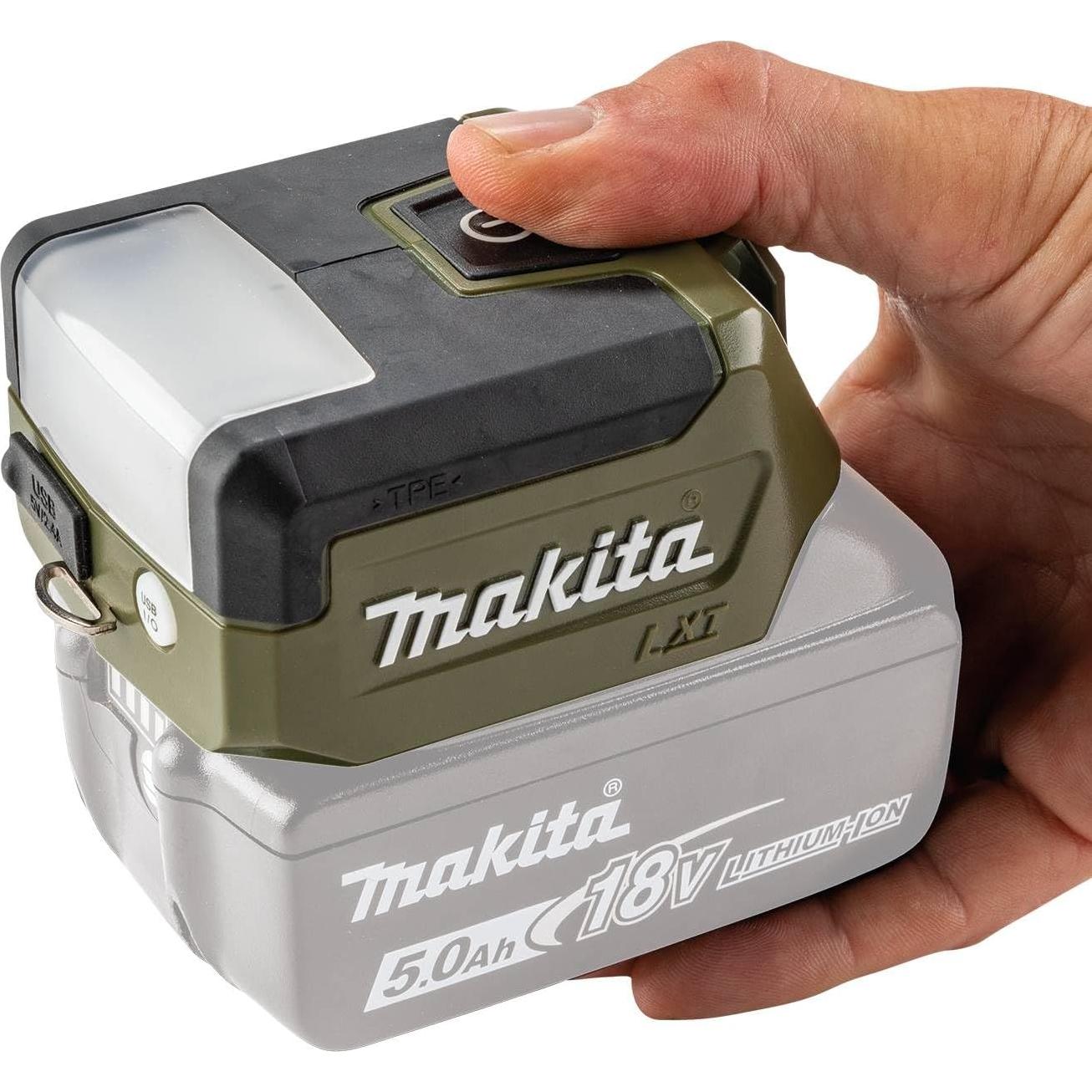 Linterna LED Makita ADML817 18V LXT Compacta Verde Camo