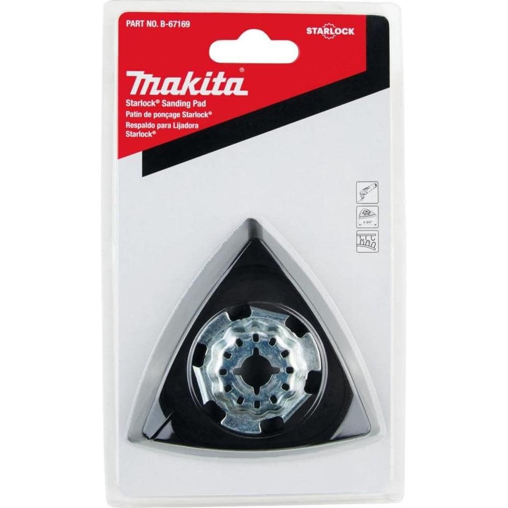 Almohadilla de Lijado Makita Starlock 19x11 cm Grano 80