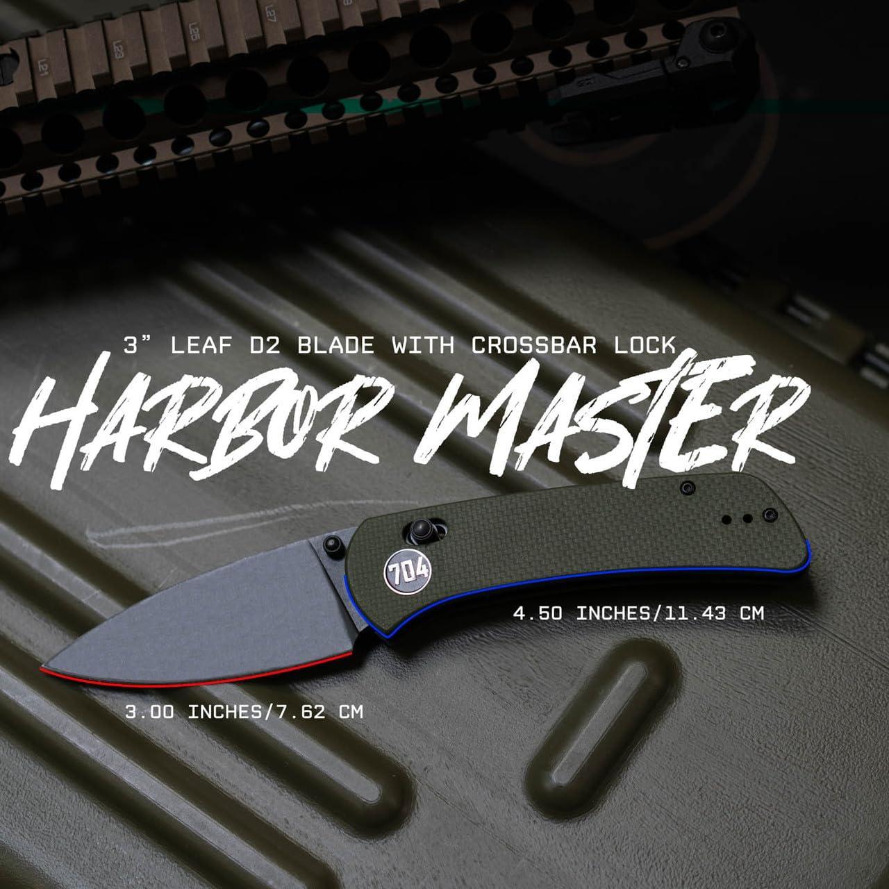 Cuchillo Plegable 704 Gear Harbor Master 7.62 cm Acero D2