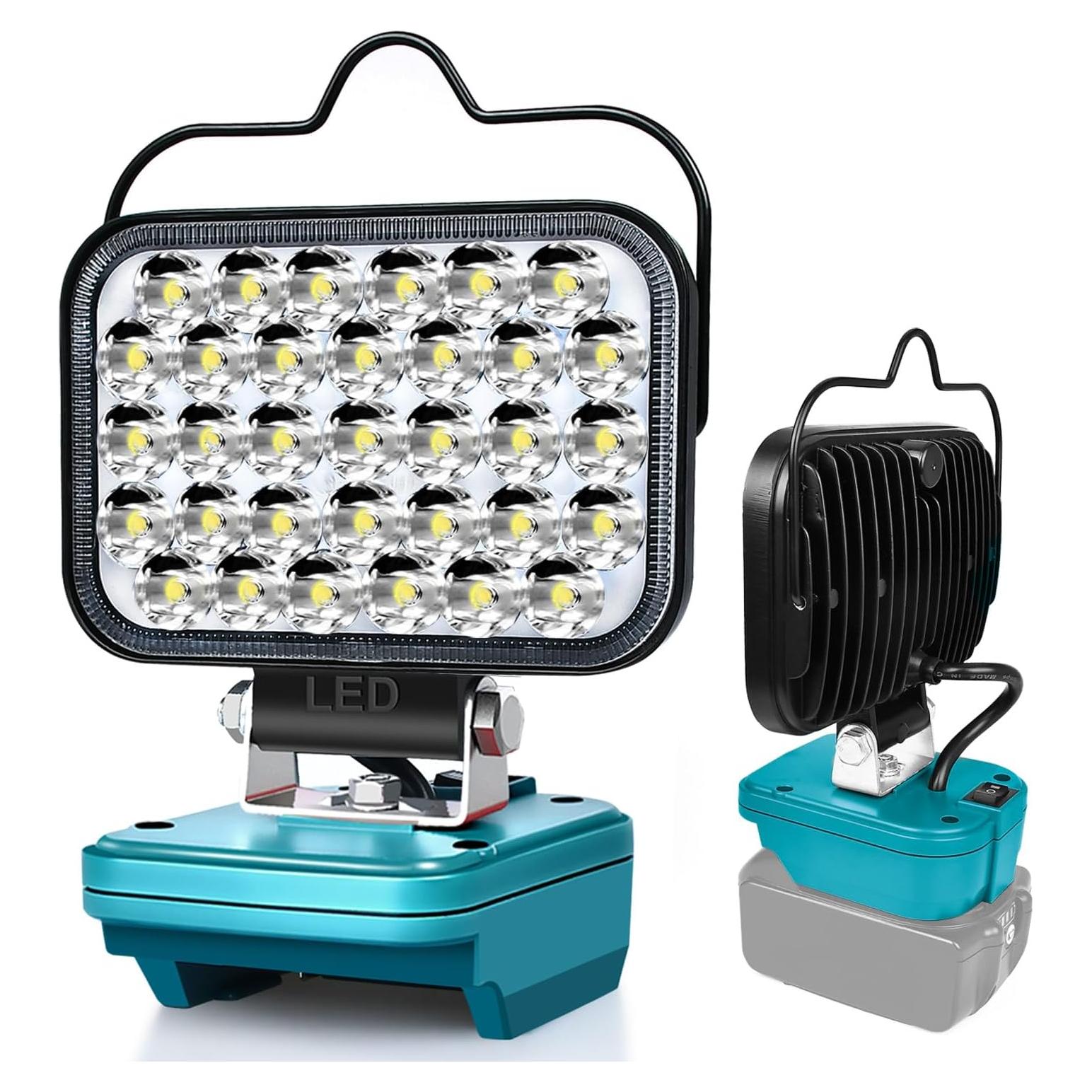 Luz de trabajo LED Makita 18V 3600LM portátil azul
