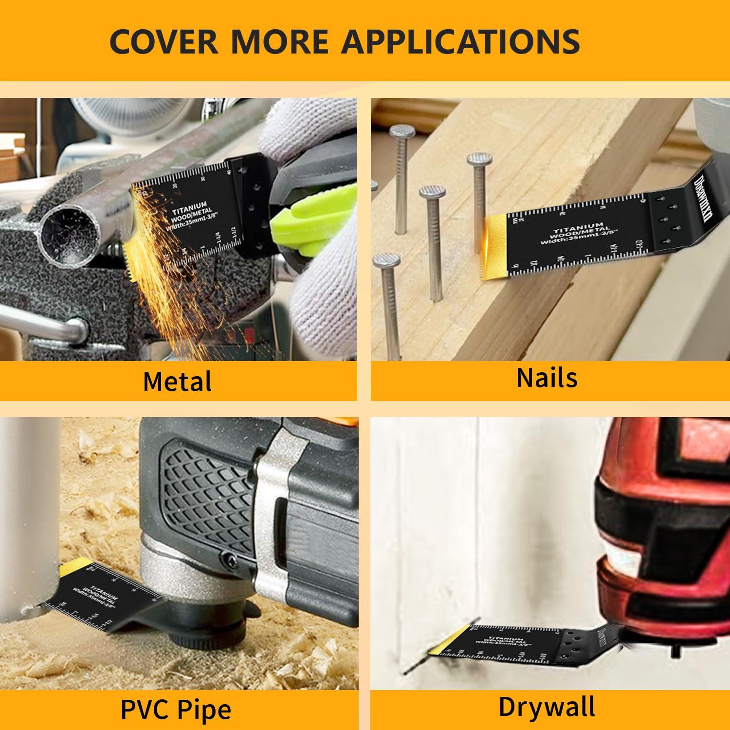 20 Cuchillas Oscilantes Dbsawmxn para Metal y Madera