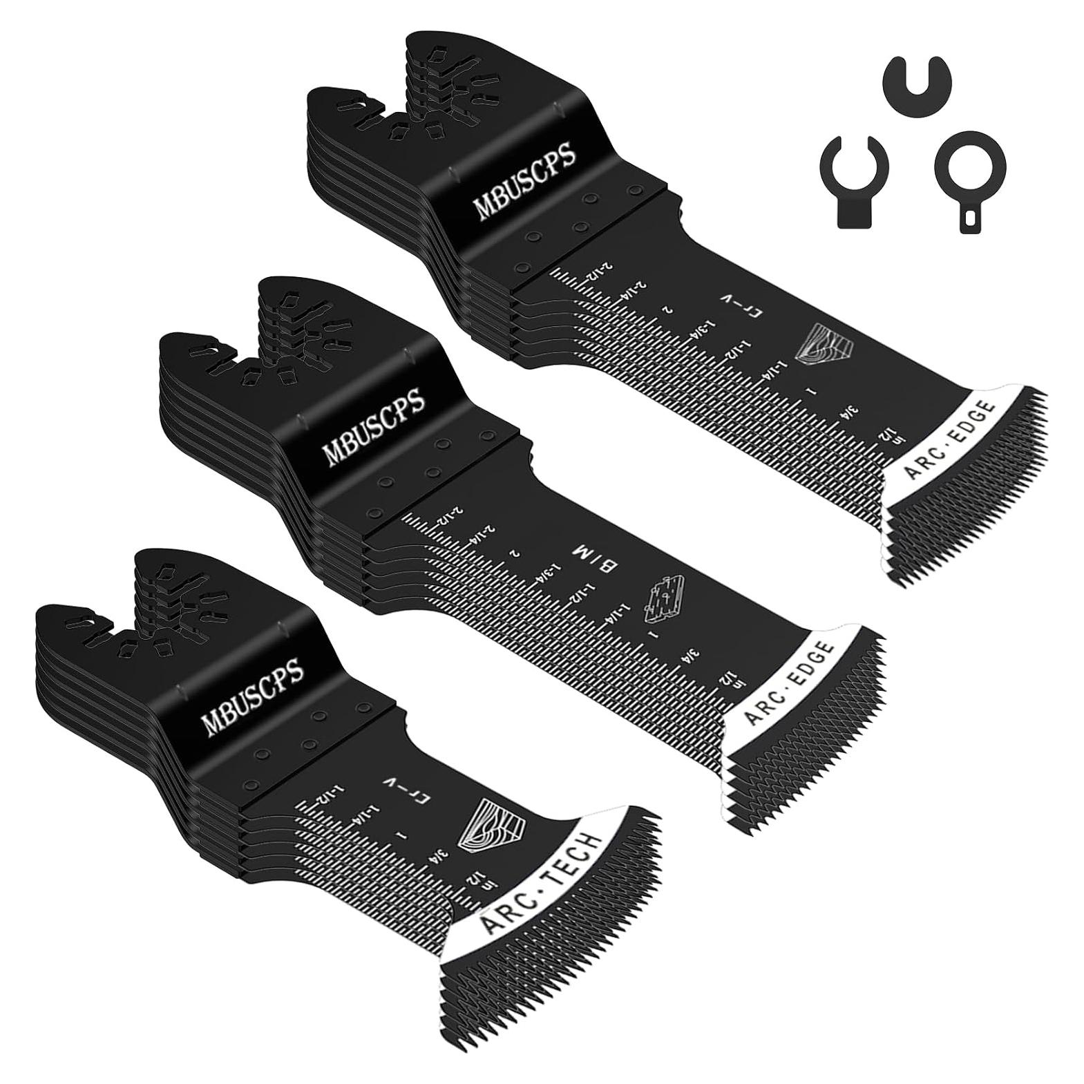 Juego de 18 Hojas de Sierra Oscilante MBUSCPS 12,07 cm