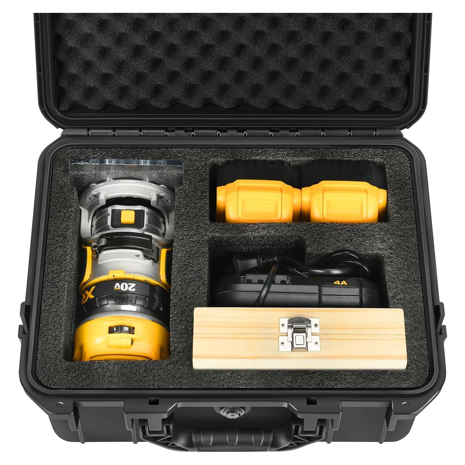 Funda Dura LOTOCASE para Router Dewalt 20V - Impermeable