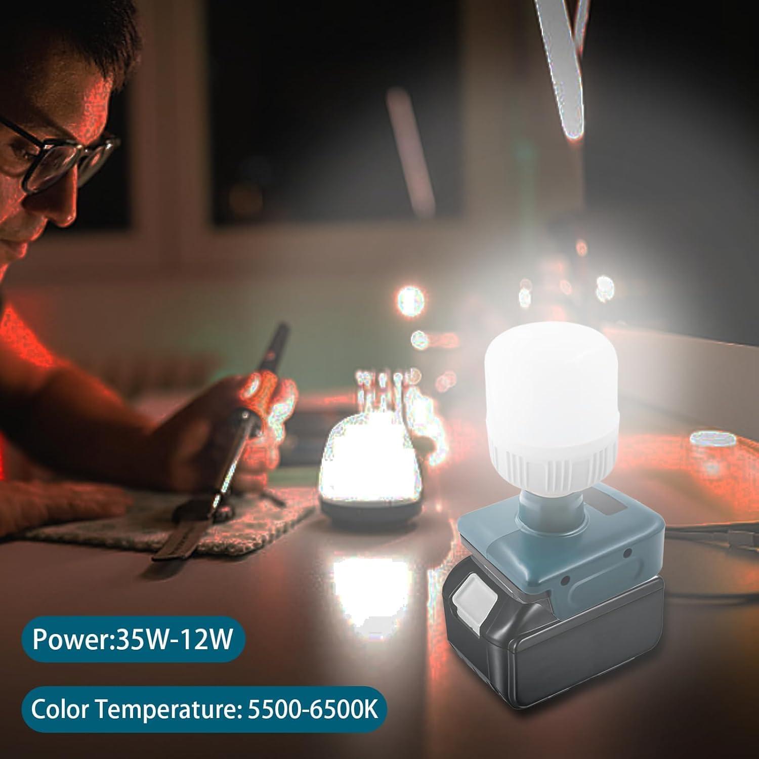 Luz de trabajo LED TEPULAS 12W 1300LM para Makita 18V