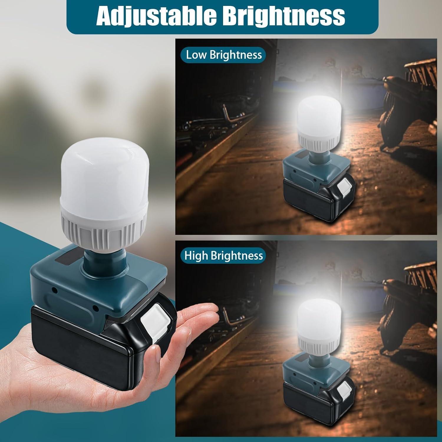 Luz de trabajo LED TEPULAS 12W 1300LM para Makita 18V