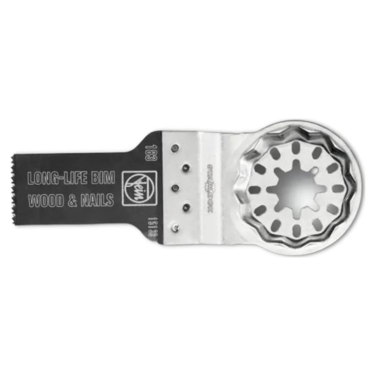 Starlock E-Cut Long-Life Saw Blade - Precision Cutting for Wood, Drywall & Plastics, Bimetal with Teeth Set, Short, 3/4" Width, 1-3/8" Length, 3-Pack - 63502183270