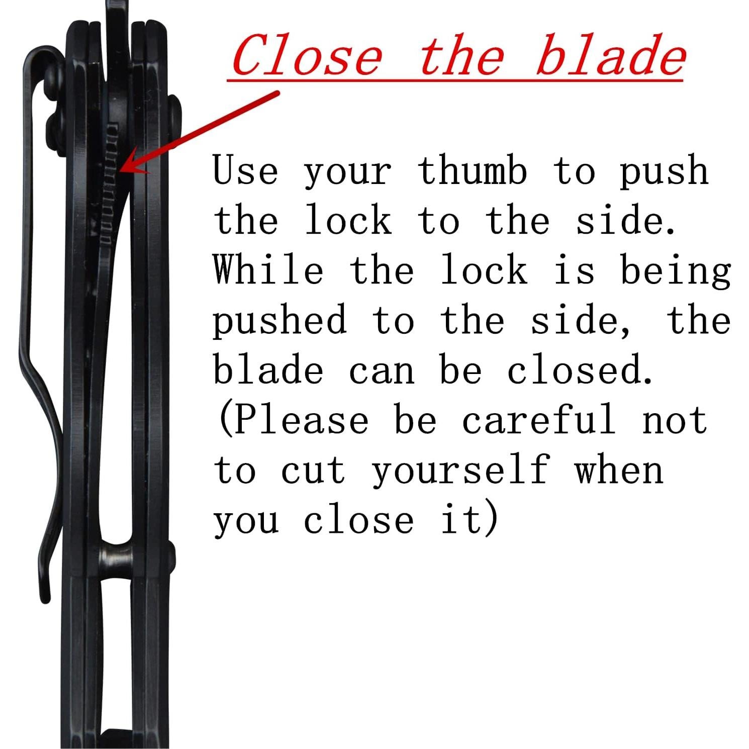 Cuchillo Táctico Plegable ALBATROSS FK003 6.5cm Negro