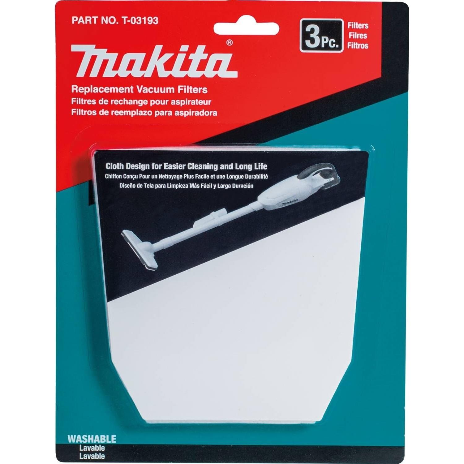 Filtro de Tela Makita T-03193 para Aspiradora Inalámbrica
