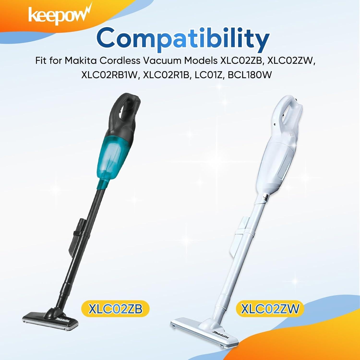Filtros de Vacío KEEPOW para Makita 10+2 Reutilizables