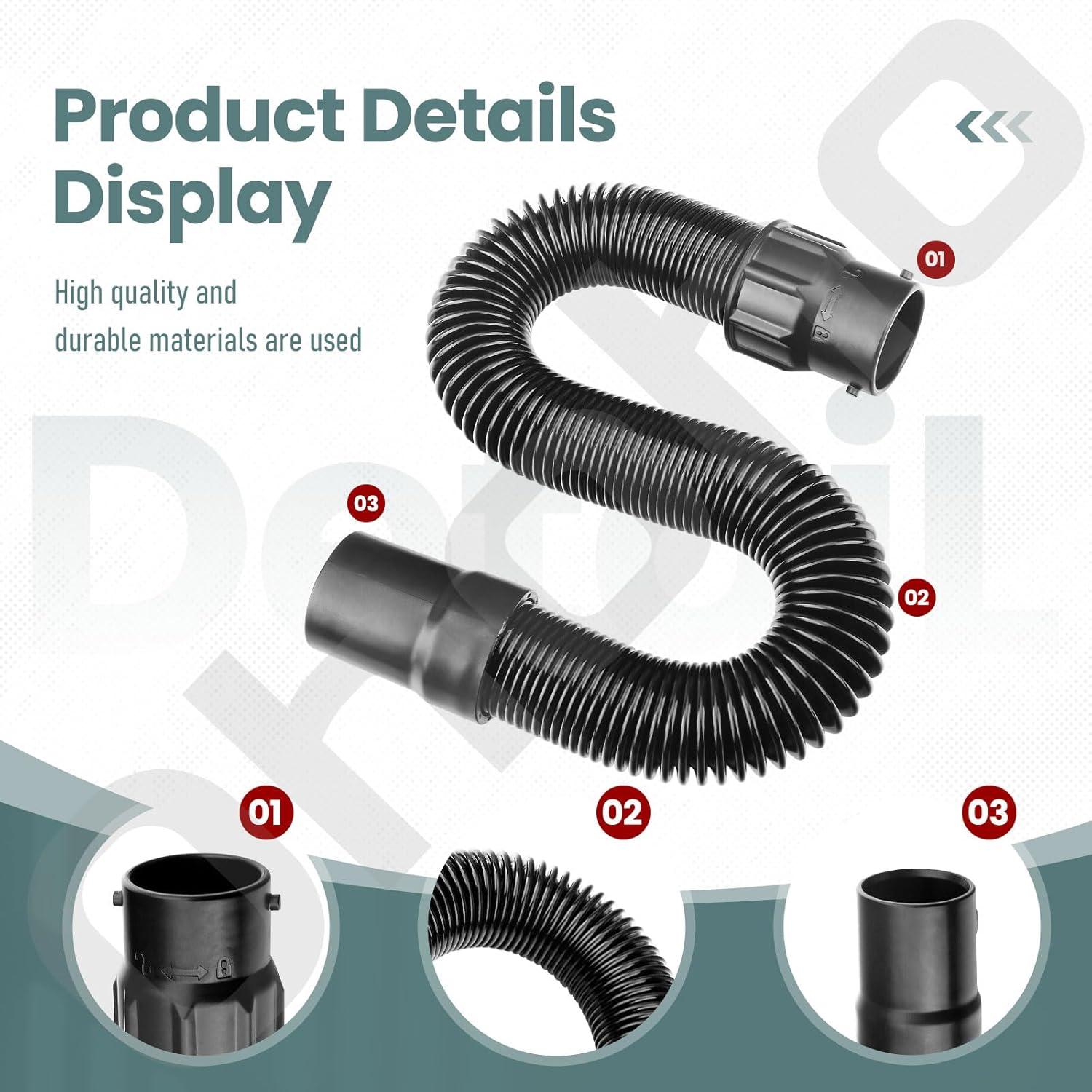 Manguera Flexible Anti-Estática Ohoho 198cm para Aspiradora