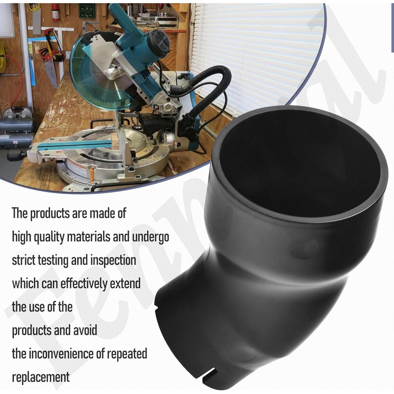 Adaptador de Aspiradora para Sierra Ingletadora Makita 6.35 cm