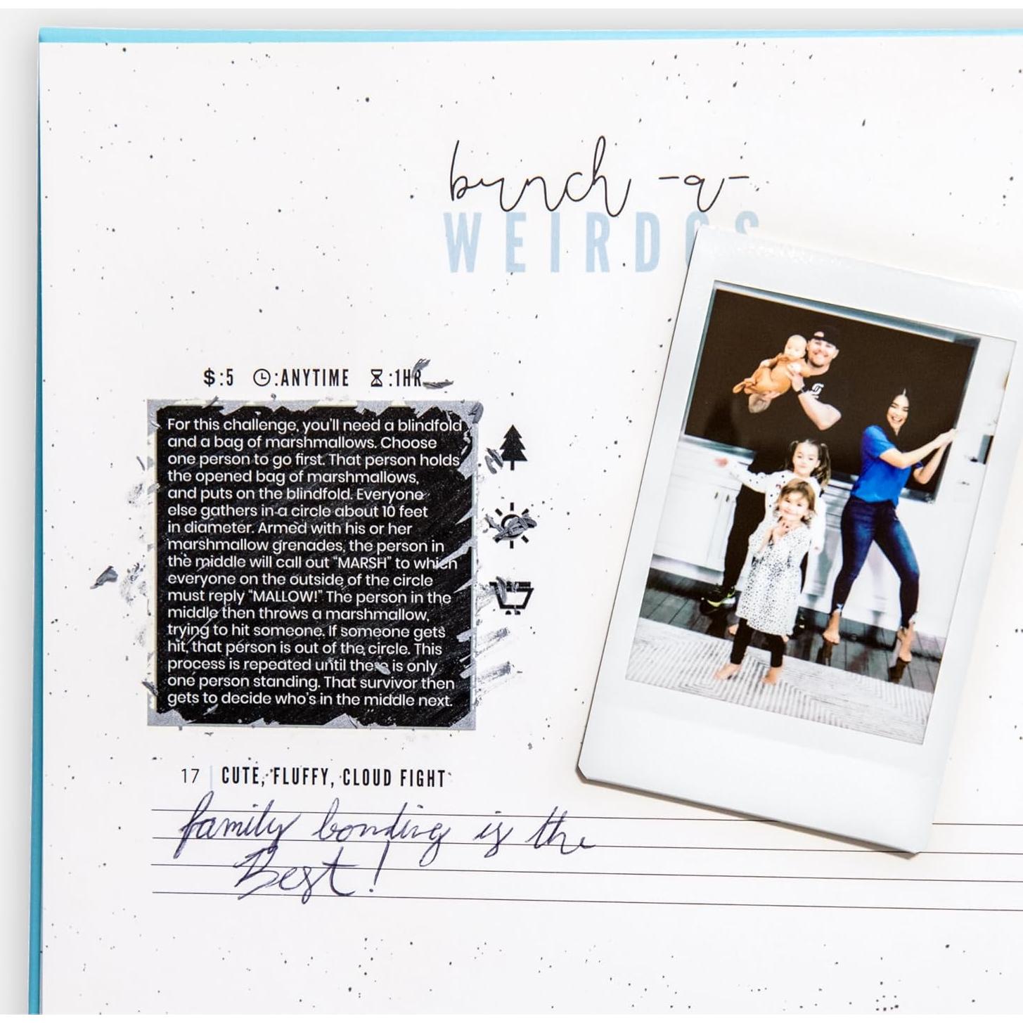 Juego Familiar de Raspar Sin Pantallas - The Adventure Challenge