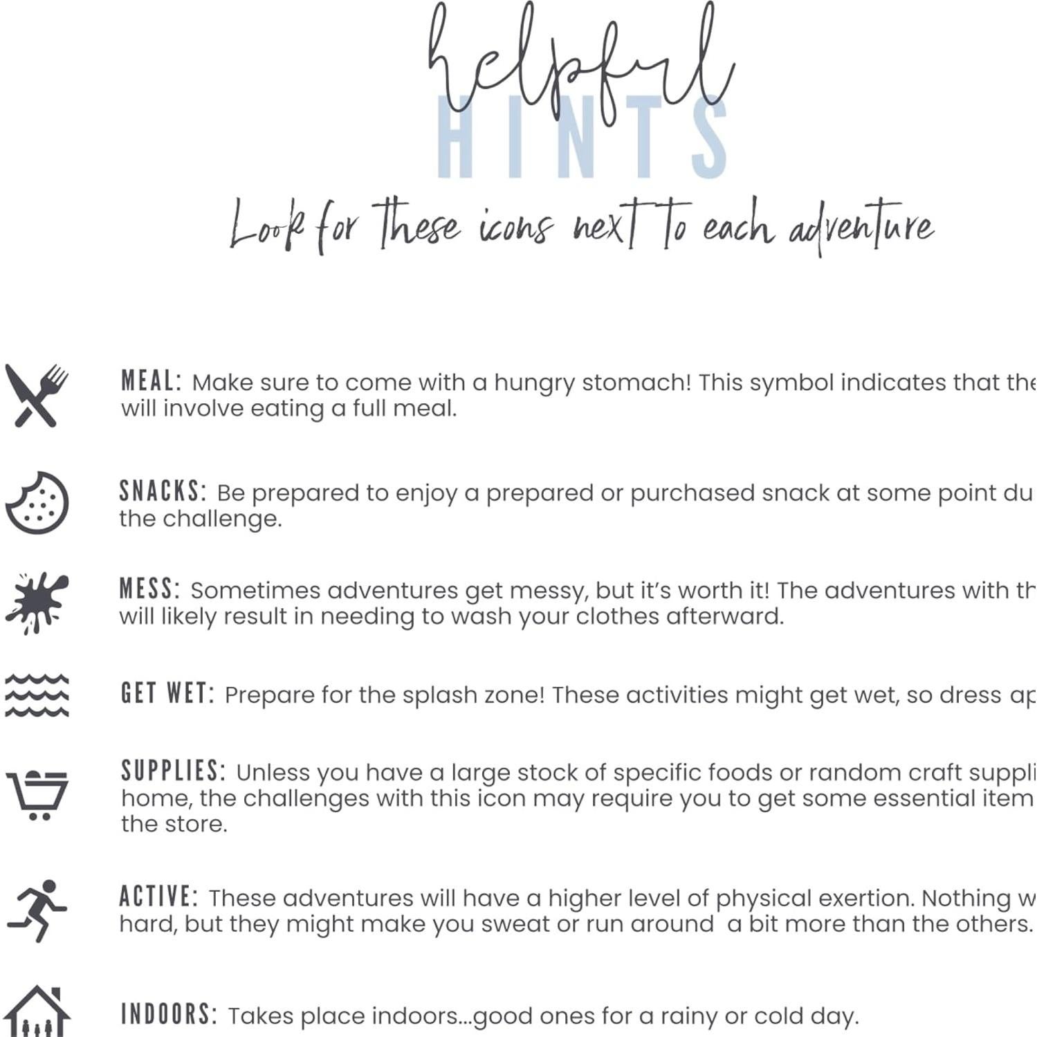 Juego Familiar de Raspar Sin Pantallas - The Adventure Challenge