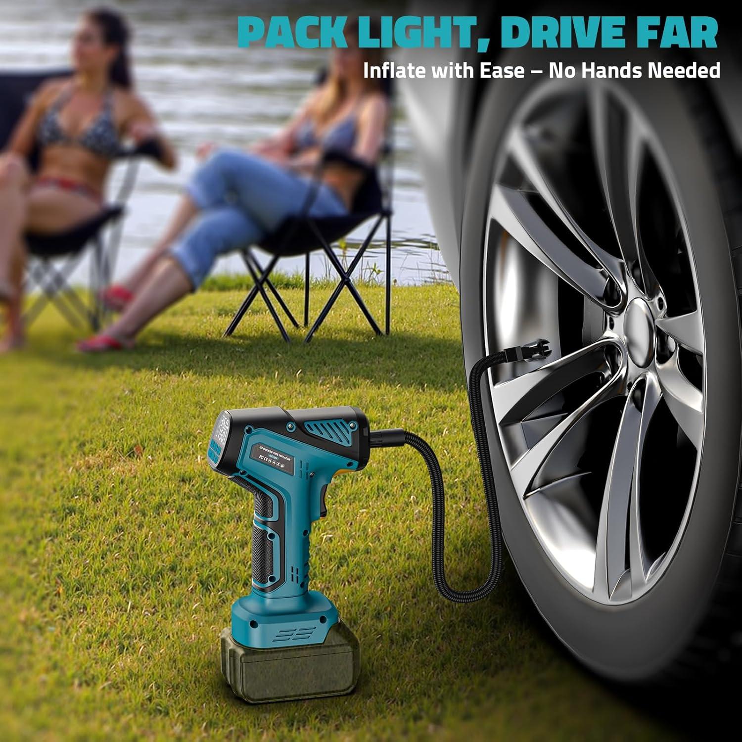 Compresor de Aire Portátil DIYtoolifz 150PSI Inalámbrico