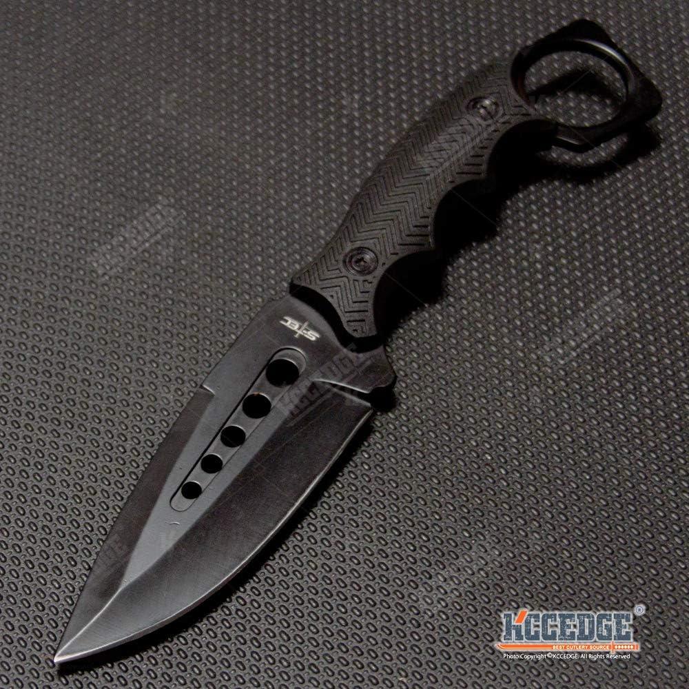 Cuchillo Táctico KCCEDGE 22.86 cm Acero Inoxidable Negro