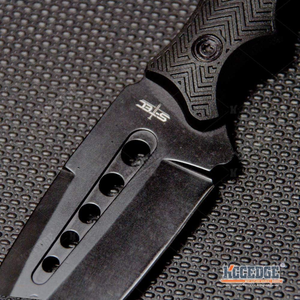 Cuchillo Táctico KCCEDGE 22.86 cm Acero Inoxidable Negro