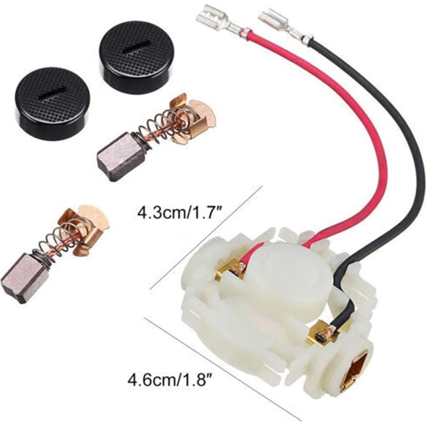 Kit Soporte Cepillo Carbón BODYA para Makita BGA450 DGA452