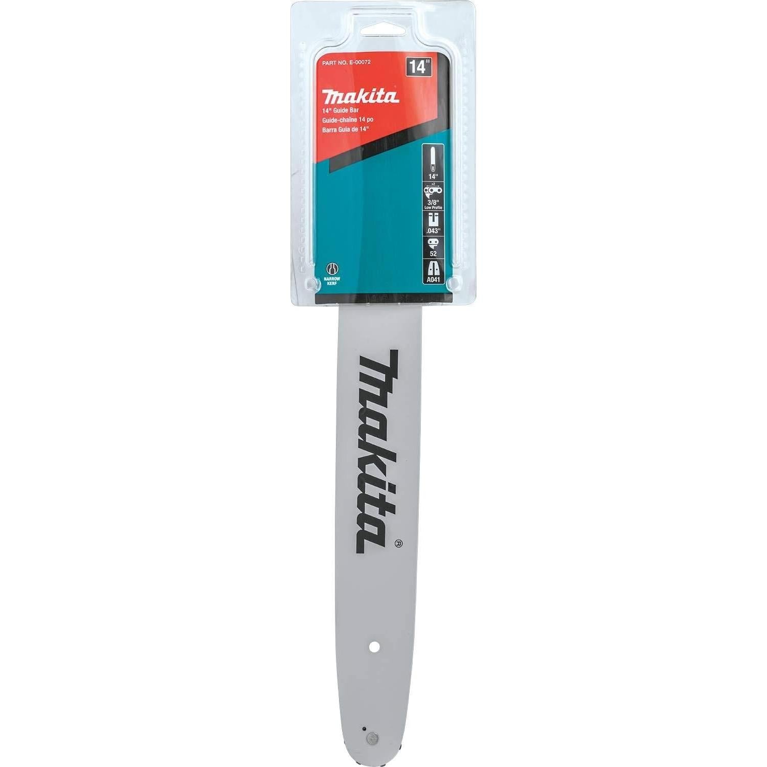 Barra Guía Makita E-00072 35,56 cm 3/8 LP .043
