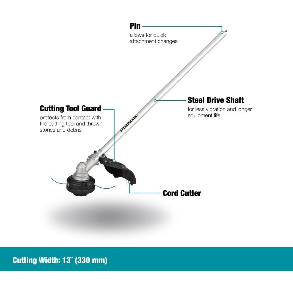 Accesorio de Eje Acoplable Makita EM409MP 33 cm Desmalezadora