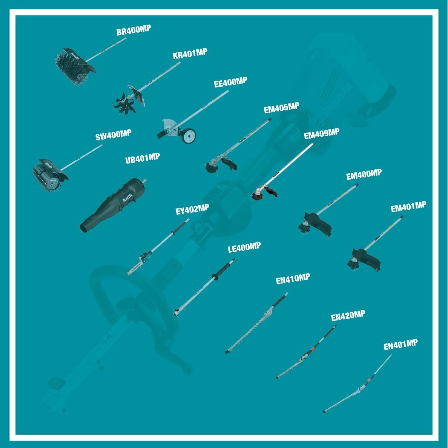 Accesorio de Eje Acoplable Makita EM409MP 33 cm Desmalezadora