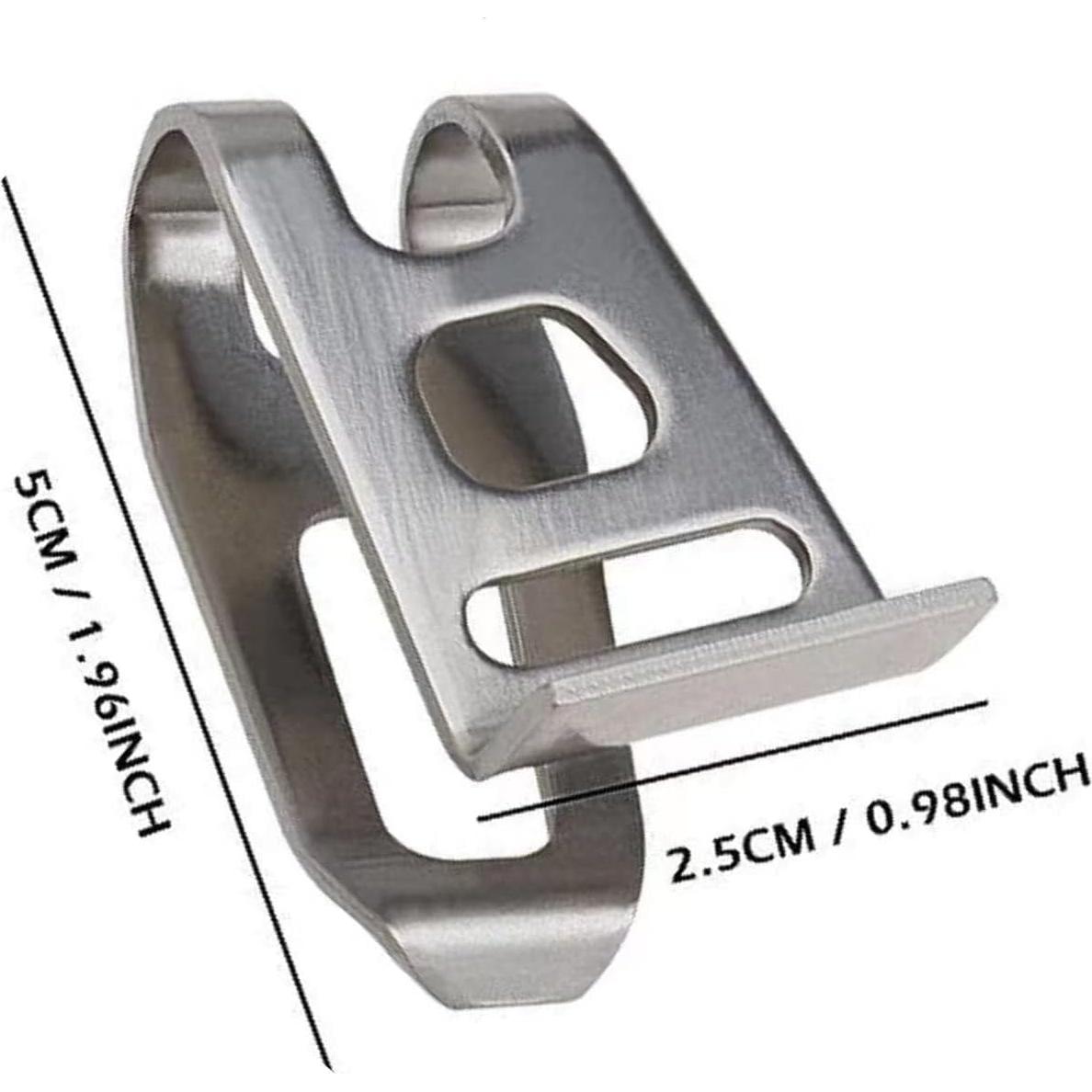 Ganchos de Cinturón SANFAY 346449-3 Acero Inoxidable (2PCS)