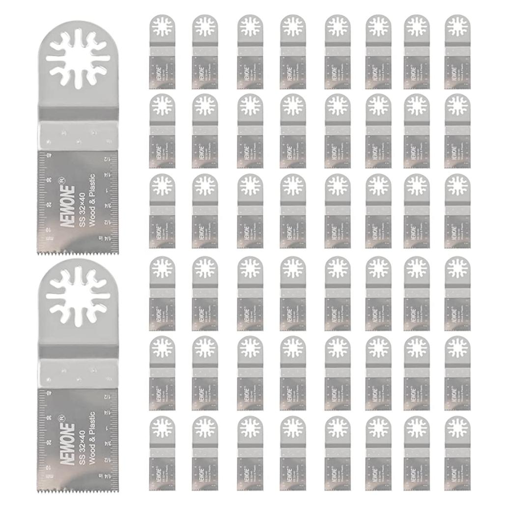 Hojas Oscilantes NEWONE 50 Pcs para Madera y Plástico