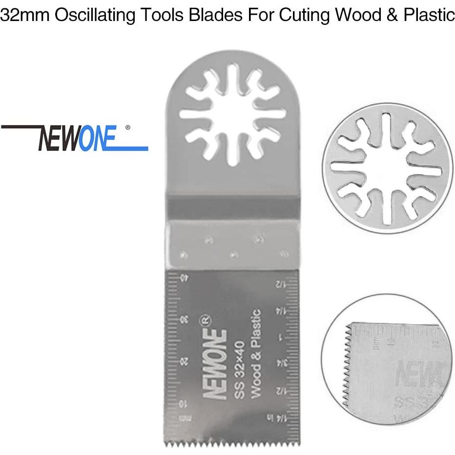 Hojas Oscilantes NEWONE 50 Pcs para Madera y Plástico