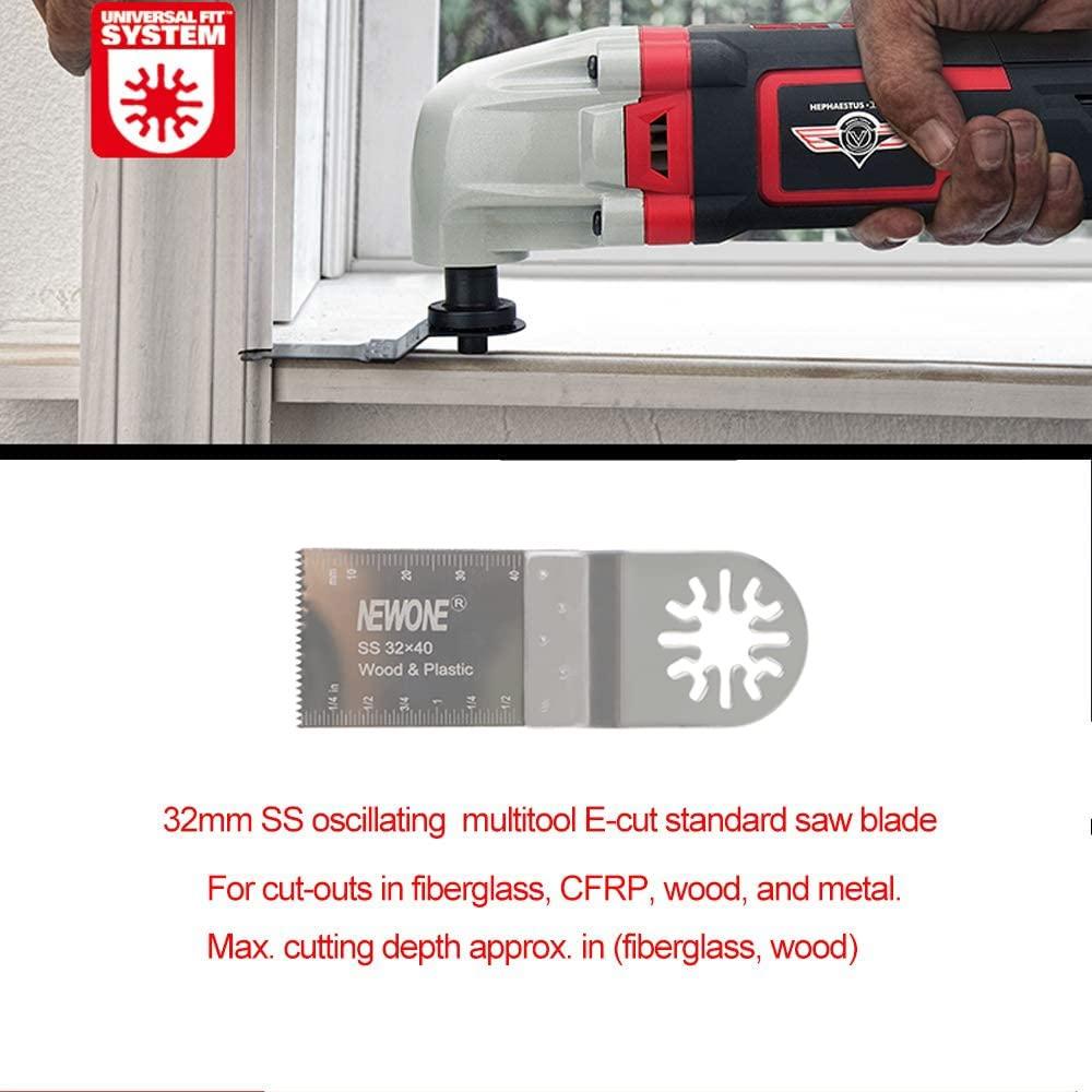 Hojas Oscilantes NEWONE 50 Pcs para Madera y Plástico