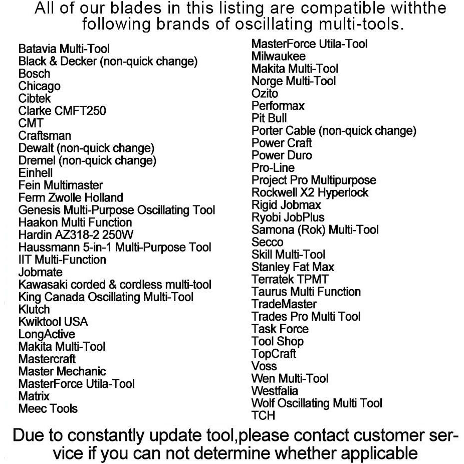 Hojas Oscilantes NEWONE 50 Pcs para Madera y Plástico