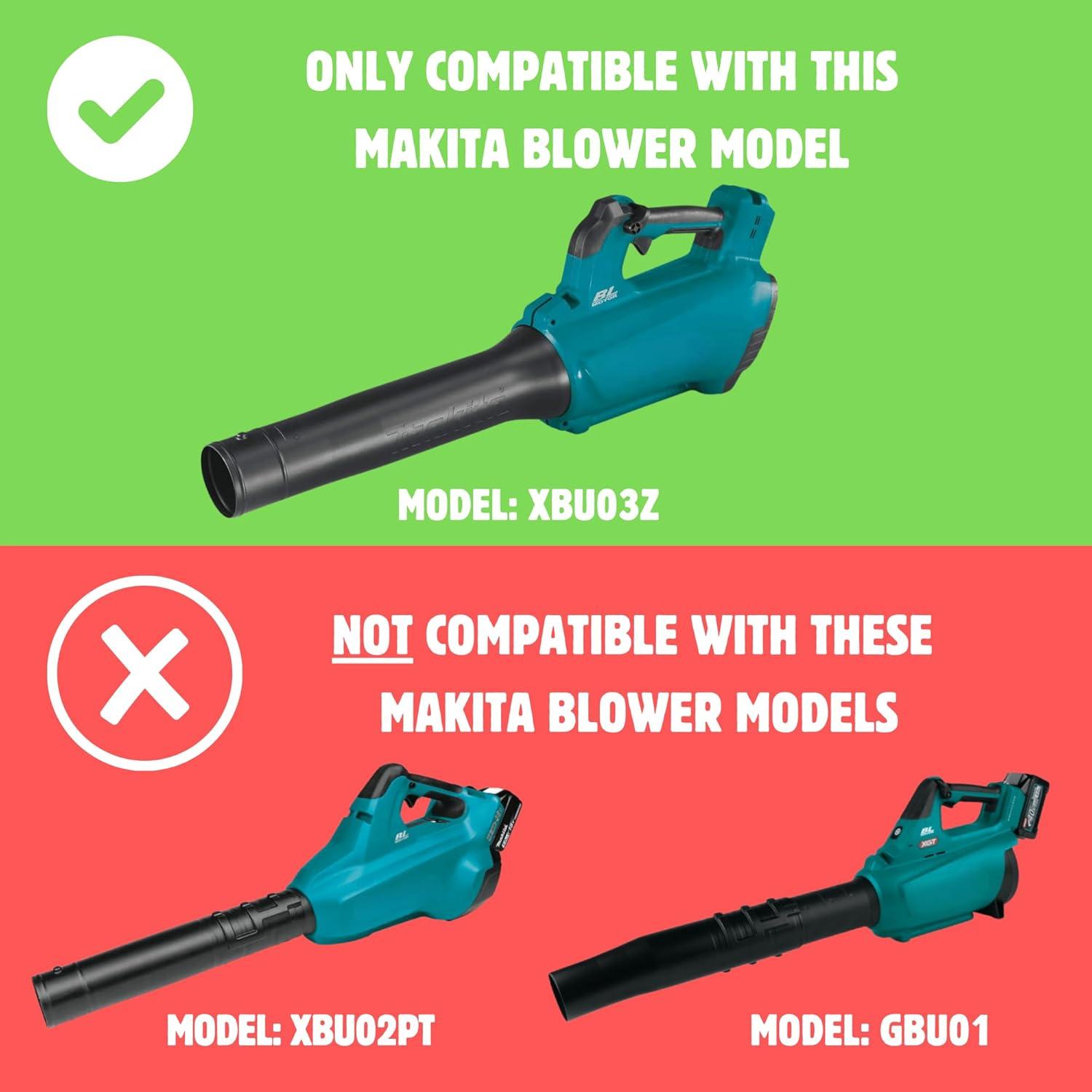 Soporte de Pared Makita para Soplador 18V XBU03Z - Plástico Negro