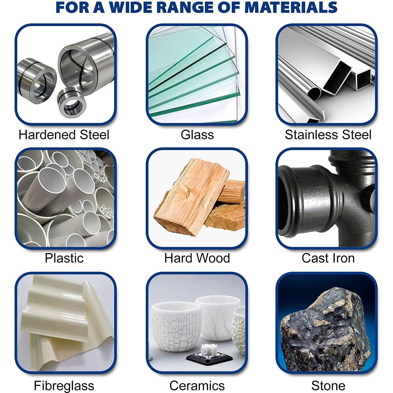 Fresa de Carburo TaitaTools SF-5 9.53mm Doble Corte 10PCs