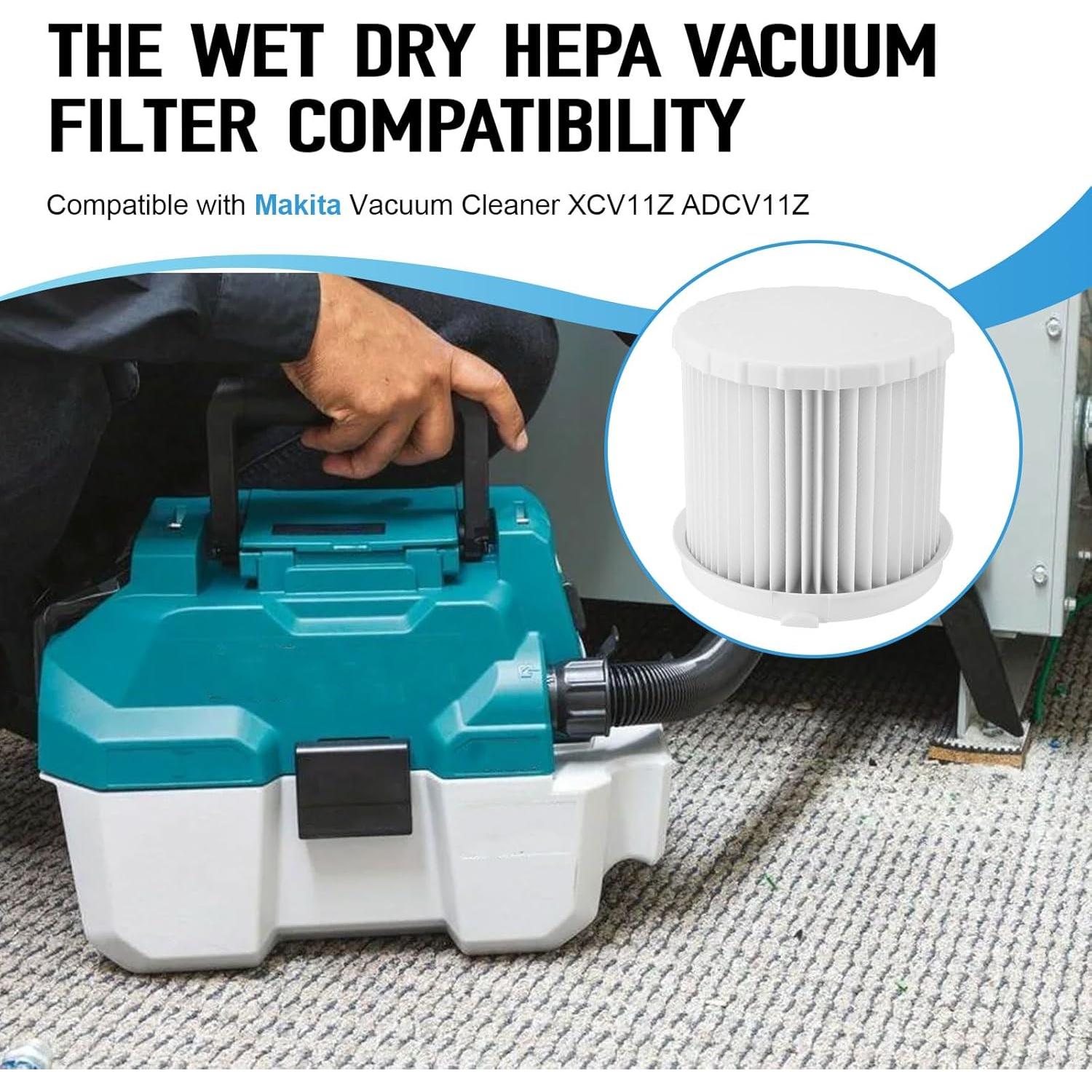 Filtro HEPA Dairrr Fuuu para Aspiradora Makita XCV11Z ADCV11Z